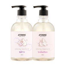 ATONINE 清潔泡泡洗髮露500g+沐浴露500g, 1組