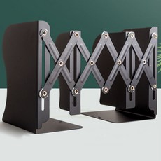 Poporico 折疊式鐵製書架, 黑色