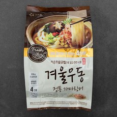 아워홈 겨울우동 정통가다랑어 4인분, 916g, 1개