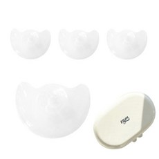 tgm 矽膠奶嘴保護套 2款 各2入+收納盒, 1組