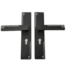 門把手 0002 2入+鎖定裝置+鑰匙, 1套