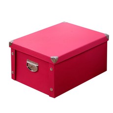 Style 多樣鮮豔色彩紙質收納箱 40 x 30 x 20 cm, Type 09, 1個