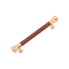 方塊水鑽皮革家具把手, 1個, 單一顏色