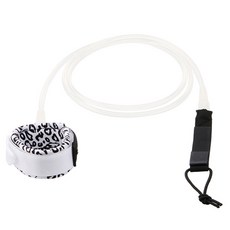 DSO 衝浪圖形踝帶 244cm, 清晰的白色