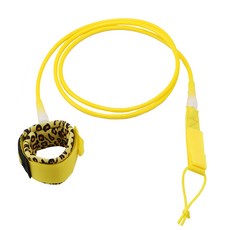 DSO 衝浪圖形踝帶 244cm, 黃色的