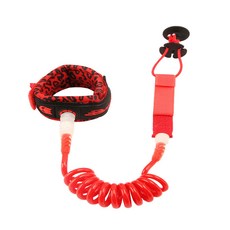 DSO 衝浪繩腳踝帶 122cm, 紅色的