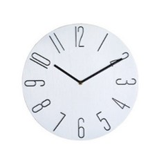아리아즈 우드스타일 벽시계, 화이트