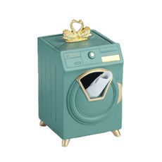 JCP迷你滾筒洗衣機衛生紙架, 綠色, 1個