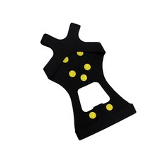 家真好防滑登山鞋套登山用矽膠鞋底釘, 黑色的