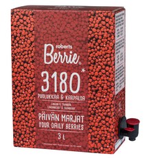 Robertsberrie 大容量越橘蔓越莓汁, 3L, 1盒