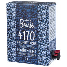 大容量無加糖藍莓飲, 3L, 1桶