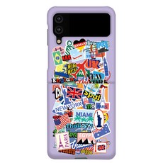 까미또 여행패치 하드 휴대폰 케이스