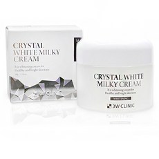 3W Clinic 水晶白乳霜, 50克, 1個