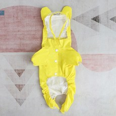 Kiwado Teddy狗狗雨衣, 黃色的