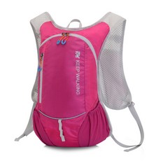 밝을희 크로스컨트리 등산 러닝 조끼 가방 베스트M21-08, 로즈, 1개