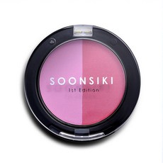 SOONSIKI 好時兩色腮紅 4.8g, 亮紫色, 1個