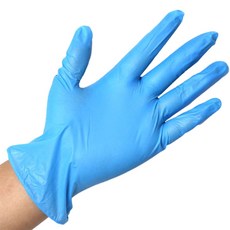 Potegar PVC 乳膠手套 藍色, 其他, 100件, 1個