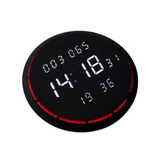 甲骨室內空氣污染測量LED壁鐘, 1個