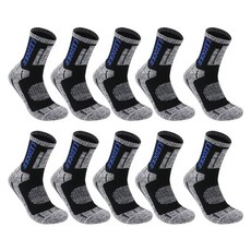 KK 男性 VIP 短筒登山襪 10雙, 黑色
