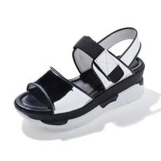 Stiu 女式 Hot Summer 運動厚底涼鞋, 銀 (11308sv), 250