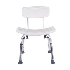 Elo Monkey老人患者用背靠沐浴椅, 白色的, 1個