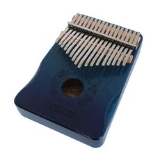 PAPASTOY 17音階桃花心木Vable卡林巴琴 太空旅行, 深藍色