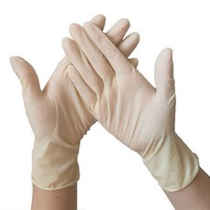 Potegar 22.86cm 乳膠散裝手套 S, 1個, 100件, 小(S)