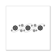 HTP 傳統圖案磁磚 野花藤蔓紋 字 K0717 9509, 1個