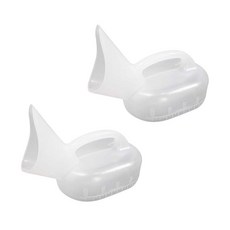 女用攜帶式尿壺, 透明度, 2個