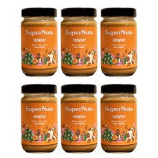 슈퍼너츠 피넛버터 땅콩잼 크런키, 500g, 6개