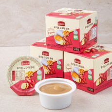 꽃셰프가 유기농 인증 고구마 퓨레 8개입, 640g, 1개