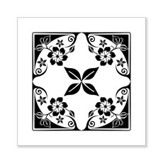 HTP 傳統圖案磁磚 花紋枕頭造型 K0740 9561, 1個