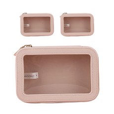 Dijikon PVC透明化妝包 3入