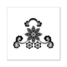 HTP 傳統圖案瓷磚 蓮花圖案 頭龍浦 記事碑 碑閣 望瓦 K0701 10160, 1個