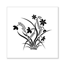 HTP 傳統圖案瓷磚 蘭花紋 螺鈿筆筒 K0718 9510, 1個