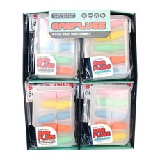 攜帶式耳塞組合 5款顏色, 16組, 10個