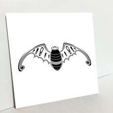 HTP 傳統圖案磁磚相框 蝙蝠紋 半開櫃 K0695 9536, 1個