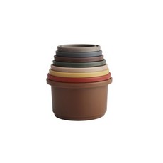 mushie 堆疊杯玩具, Retro, 1組