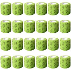 寵物自黏狗狗繃帶 綠色 狗狗 5cm, 24個