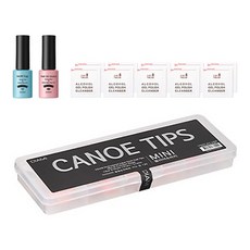 DIAMI 甲片延長DIY用具組, Multi Top Gel 5ml + Feel So Good 5ml + 酒精棉片10入 + Canoe Tip Mini 120, 1組