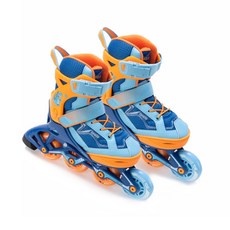 oxelo FIT3孩童直排輪滑鞋, 藍橙
