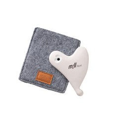 NANGNANG LIFE 小麥臉部刮痧板, 1個, 白色