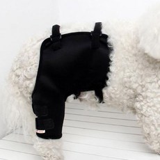 比利家 寵物膝蓋骨骨折後腿護具, 黑色