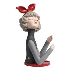 蝴蝶結女人紅酒架, 混色, 1個