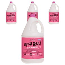 Barun Laboratory 排水管清潔劑, 4L, 4個