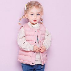 milk mile 童款日常簡約輕量鋪棉背心