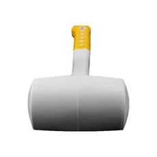 HIREDECO 橡膠槌 白色 小 31 x 10 x 5.5 cm KGW21081209, 1個, 單一商品