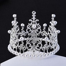 Billy's House生日婚禮蛋糕裝飾皇冠, 單色