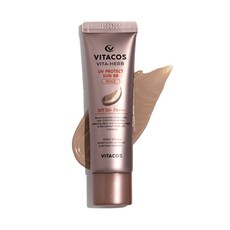 VITACOS Vita Herb抗UV亮白防曬BB霜 SPF50+ PA+++, 23 自然色, 30g, 1條