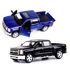 KiNSMAR 雪佛蘭 Silverado 壓鑄模型車 2入, 隨機出貨, 2個